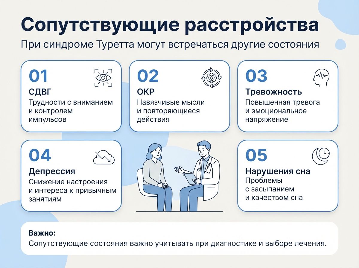 Лечение синдрома Туретта в Калининграде инфографика